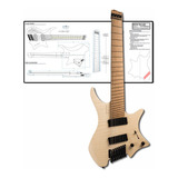 Plano Para Luthier Guitarra Strandberg Boden 8 (a Escala)
