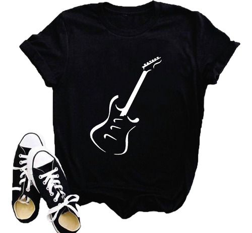 Remera 100% Algodon Guitarra Cuerdas Instrumento Musical #05