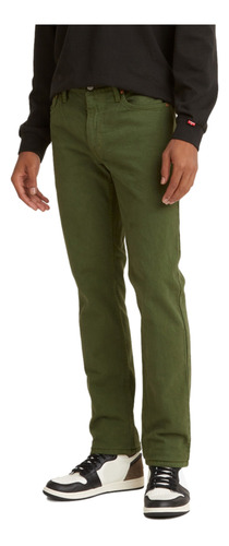 Pantalón Levis Hombre Modelo 511 Slim Gabardina Verde 