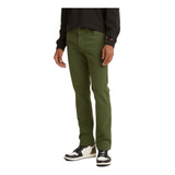 Pantalón Levis Hombre Modelo 511 Slim Gabardina Verde 