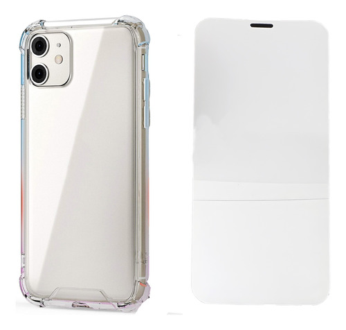 Funda Acrigel+ Mica Hidrogel Premium Para iPhone Rigida Rudo