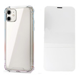 Funda Acrigel+ Mica Hidrogel Premium Para iPhone Rigida Rudo