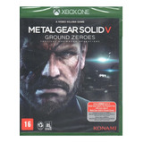 Metal Gear Solid V Ground Zero Xbox One Mídia Física Lacrado
