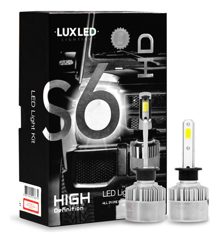 Kit Focos Led S6 Hd - H4 H7 H11 Auto Moto Faro Alta Y Baja   Hummer H1