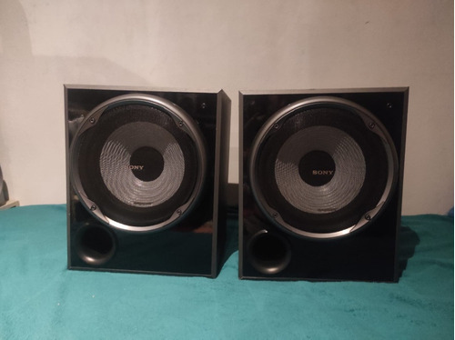 2 Caixas De Som Subwoofer Ativo Home Sony Muteki Str-k1600 