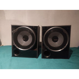 2 Caixas De Som Subwoofer Ativo Home Sony Muteki Str-k1600 