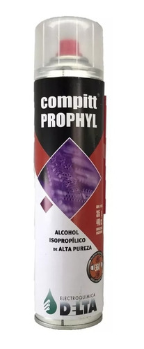 Compitt Prophyl 440cc Alcohol Isopropilico En Aerosol Delta