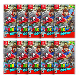 Combo Com 10 Super Mario Odyssey Switch Midia Fisica