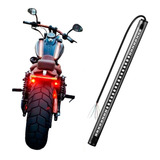 Tira Motocicleta 48 Led Flexible Luz De Freno Y Direccion Fd