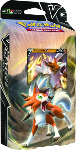 Juego De Cartas Pokémon Tcg Lycanroc V Battle Deck Para Mayo