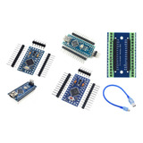 6 Placas Arduino Pro Mini Atmega328p 5v 16mhz Ou 3,3v 8mhz