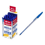 Boligrafo / Birome / Lapicera Filgo Stick Azul O Neg  X 25 U
