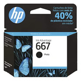 Cartucho Hp 667 Preto 2ml Original 2376,2776,6476 3ym79ab -