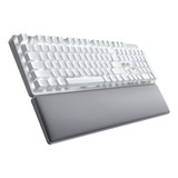 Teclado Mecanico Silencioso Blanco Retroiluminado