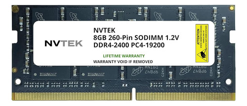 Nvtek 8gb Ddr4-2400 Pc4 19200 Sodimm Laptop Ram Módulo De Me