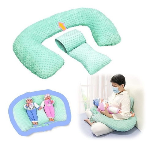 Almohada De Lactancia Doble Para Lactancia Gemelos, Almohada