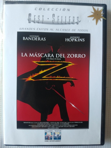 Dvd La Máscara Del Zorro Antonio Banderas