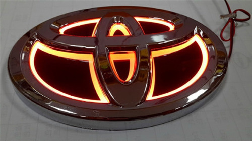 Emblema Parrilla Iluminado Para Vehículos 5d Toyota Emblem