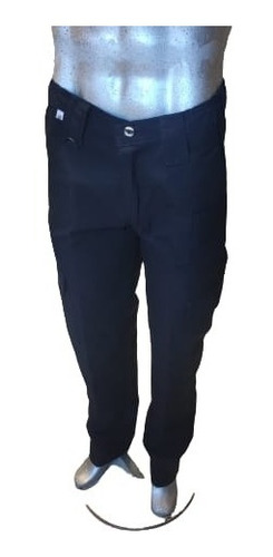 Pantalon Tactico Modelo Cargo Color Azul