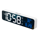 Reloj Despertador Led Digital Con Termómetro 2 Alarmas Funci