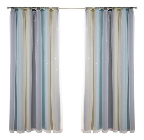 Cortinas Blackout Economicas For Niños Recamara 132x160 Cm