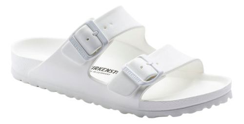 Sandalia Birkenstock Arizona Blanco Mujer Casual