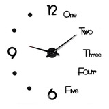 Reloj De Pared Grande 3d De Lujo Acrílico Decoración Del Hog