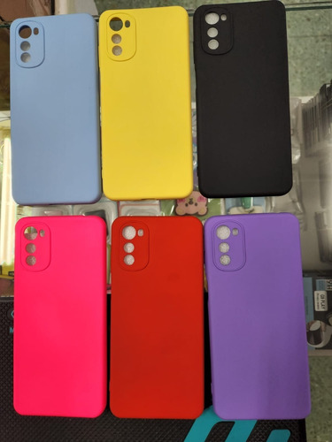 Funda Silicone Case Felpa Para Motorola E32 + Hidrogel Devia