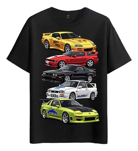 Tshirt Muscle Freaks Jdm Cars Estilo Dibujos Coches Jdm