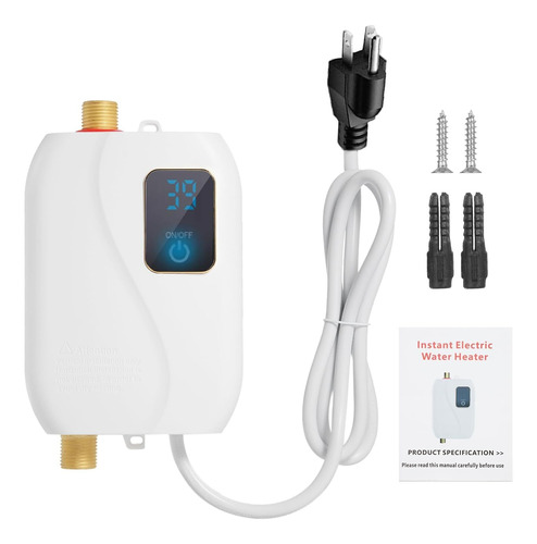 Calentador De Agua Eléctrico Instantáneo 110v 3000w Mini