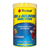 Alimento Tropical Koi Goldfish Basic Sticks Flote 85g Carpa