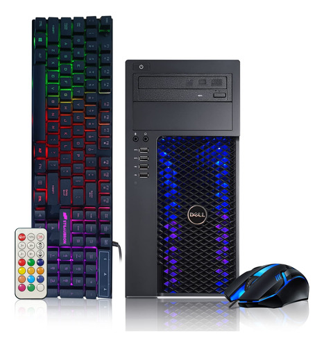 Dell Pc De Escritorio Para Juegos Rgb, Intel Quad I5 Hasta .