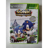 Sonic Generations Xbox 360 Mídia Física Seminova Original