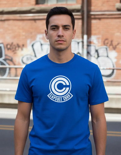 Playera Capsule Corp. Dragon Ball
