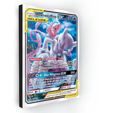 Retablos Pokemon - Arte Cartas Tcg - Mewtwo Y Mew-gx.