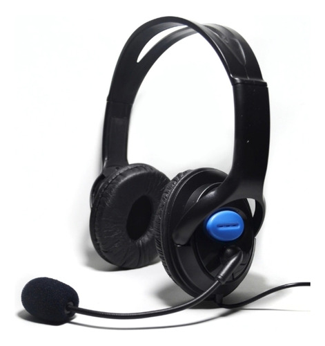 Auricular P4 Gamer Micrófono Pc Control Volumen Headset