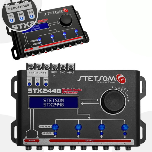 Processador De Audio Digital Equalizado Stx2448 Stetsom