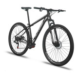 Mountain Bike Alfameq Atx Aro 29 19 27v Freios De Disco Hidráulico Câmbios Indexado Mtb Cor Preto/cinza