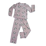 Pijama Polar Dama Mujer Manga Larga Pantalón 3363 Lazy Lola