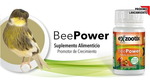 Beepower Promotor Crecimiento Para Aves Exzootix 100ml