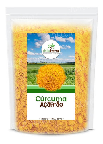 Cúrcuma Açafrão Premium Puro Em Pó 1 Kg Della Terra