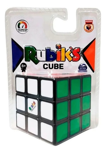 Cubo Mágico Cúbico De 3x3x3 Piezas Spin Master Rubiks Color Cubo