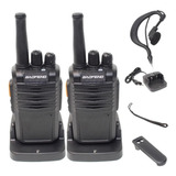 Kit 2 Radio Transmisor Baofeng M77 7w 5800mah + Manos Libres