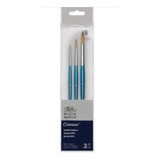 Set Pinceles Winsor And Newton Cotman Sintetico Redondos X 3