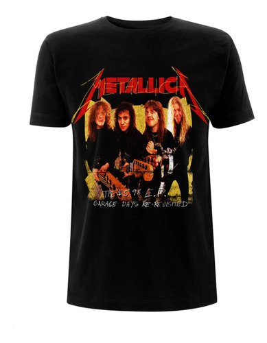 Camiseta Oficial James Hetfield De Metallica Garage Days Par