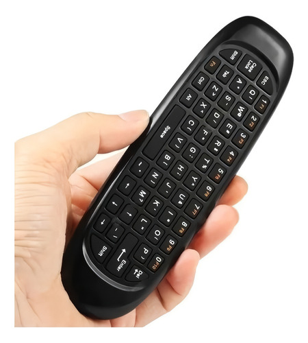 Control Smart Tv Air Mouse Teclado Recargable Usb Giroscopio