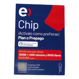 Chip Plan Fácil De Entel  120gb+ 1000 Minutos Rrss Libres 