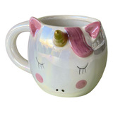 Tazon Mug  Unicornio Blanco