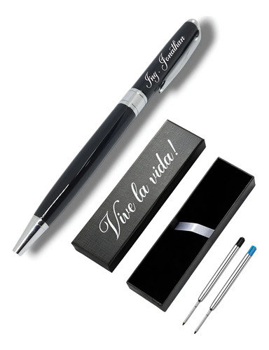Pluma Ejecutiva Con Estuche Personalizada Grabado Láser