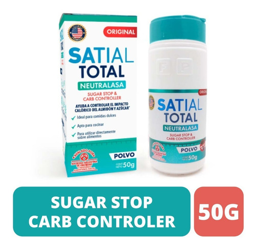 Satial Total Polvo 50gr Neutralasa Sugar Stop Carb Control